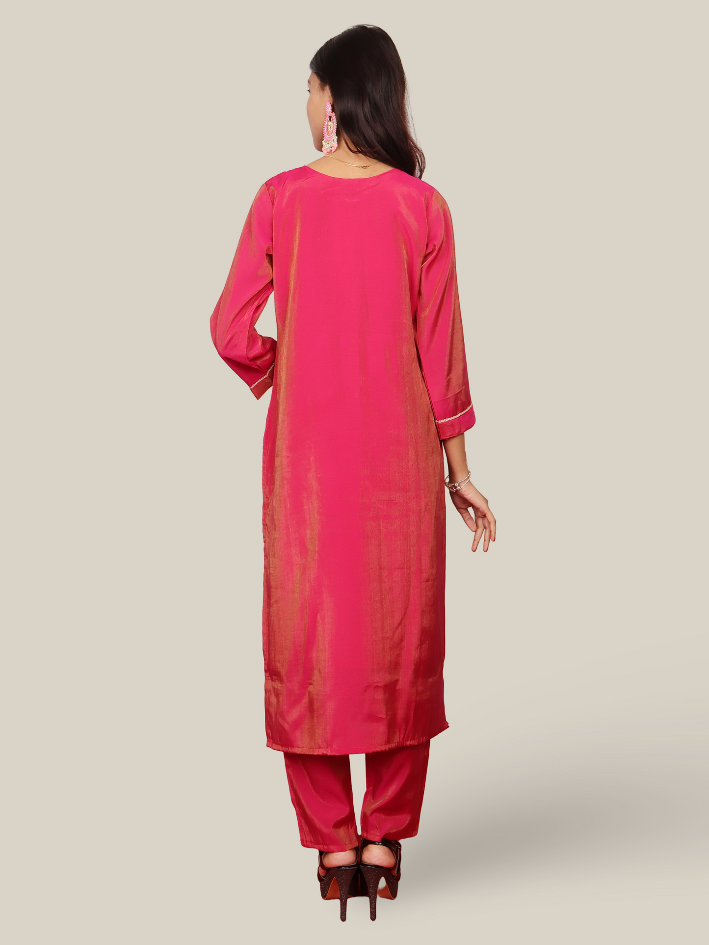 Women's Straight Kurta-Pant, and Dupatta Set-2