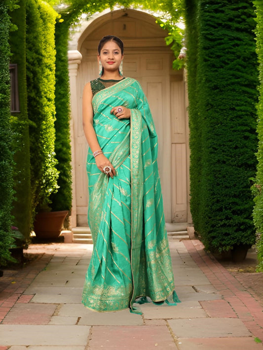 Designer Woven Banarsi Saree by Shreekama-0